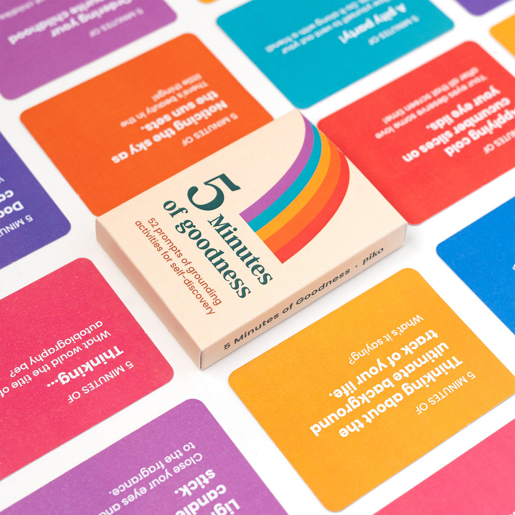5 Minutes of Goodness / Wellness Prompt Cards for CRED Friday - The Piko Shop