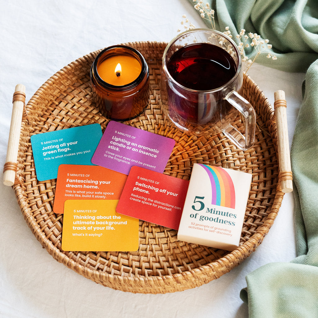 5 Minutes of Goodness / Wellness Prompt Cards for CRED Friday - The Piko Shop