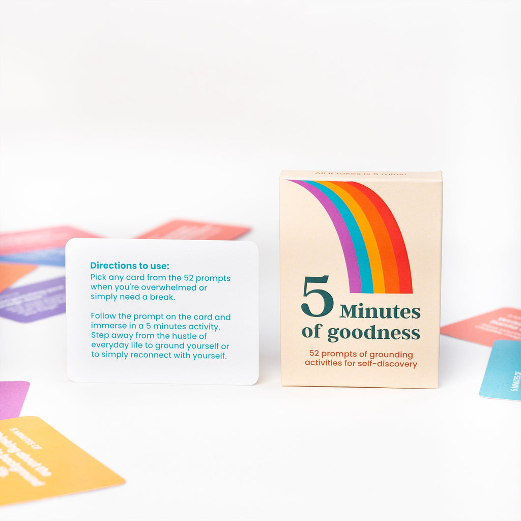 5 Minutes of Goodness / Wellness Prompt Cards for CRED Friday - The Piko Shop