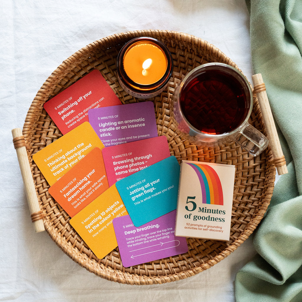 5 Minutes of Goodness / Wellness Prompt Cards for CRED Friday - The Piko Shop
