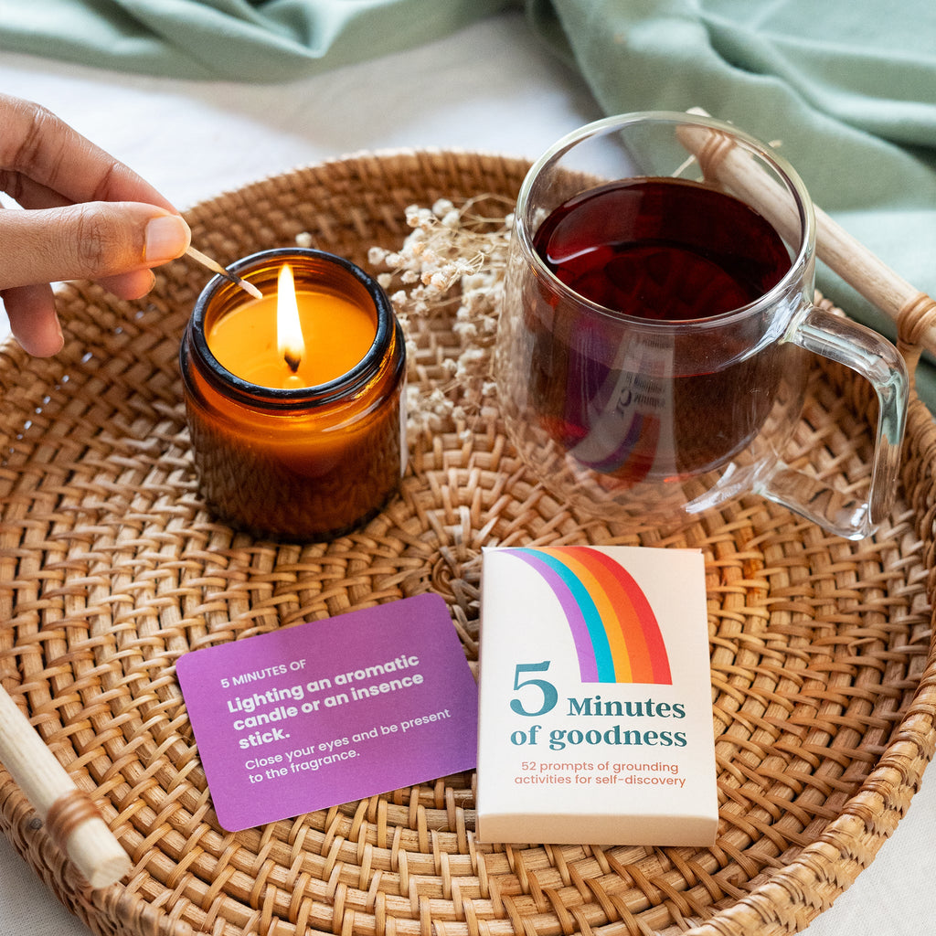 5 Minutes of Goodness / Wellness Prompt Cards for CRED Friday - The Piko Shop