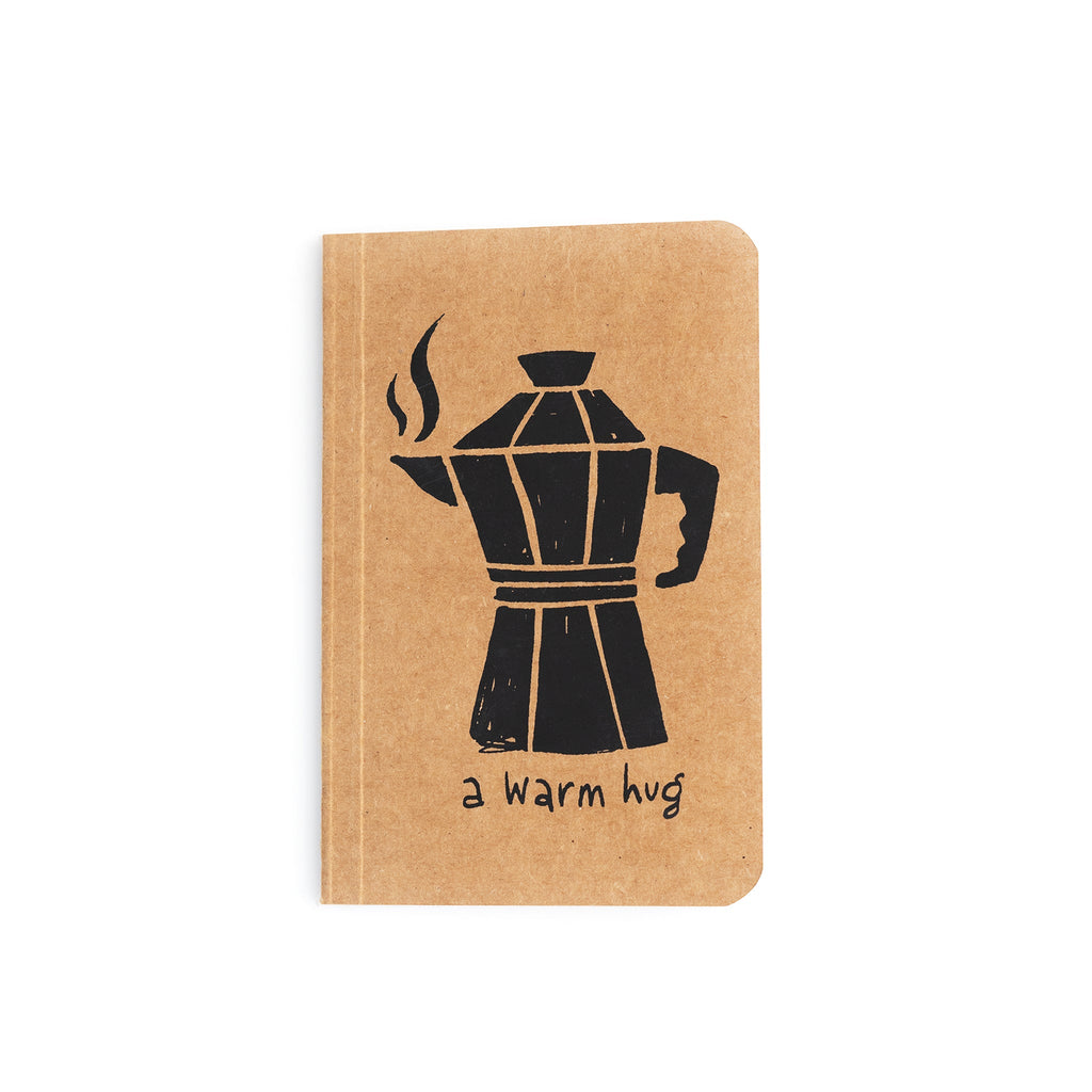 A6 Kraft Notebook / Coffee Hug - The Piko Shop