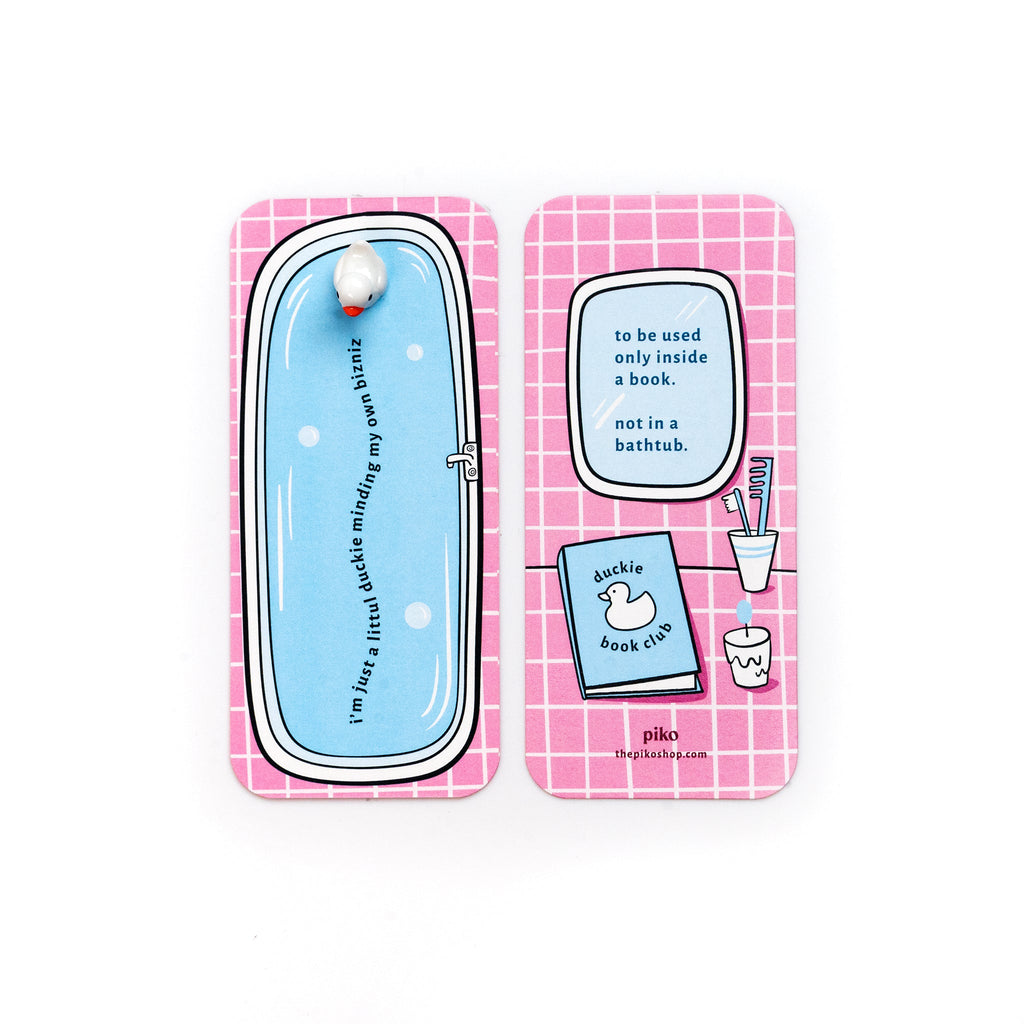 Bathtub Duckie Bookmark - The Piko Shop