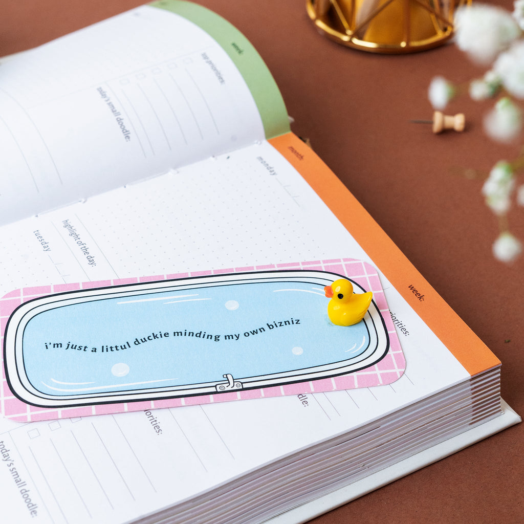 Bathtub Duckie Bookmark - The Piko Shop