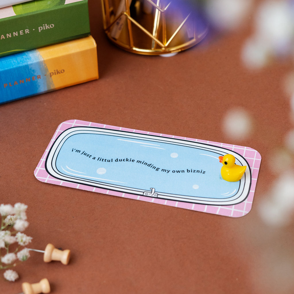 Bathtub Duckie Bookmark - The Piko Shop