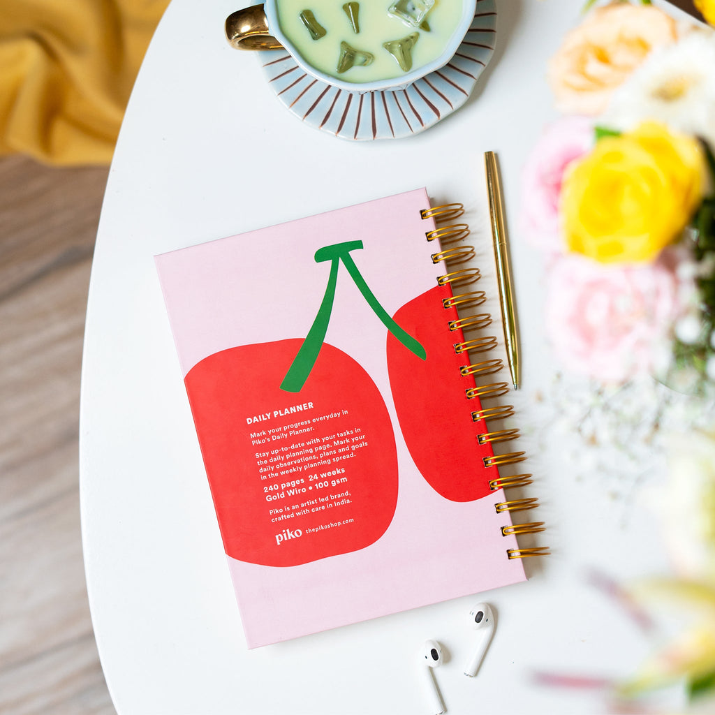 Daily Planner / Cherry for CRED Fridays - The Piko Shop