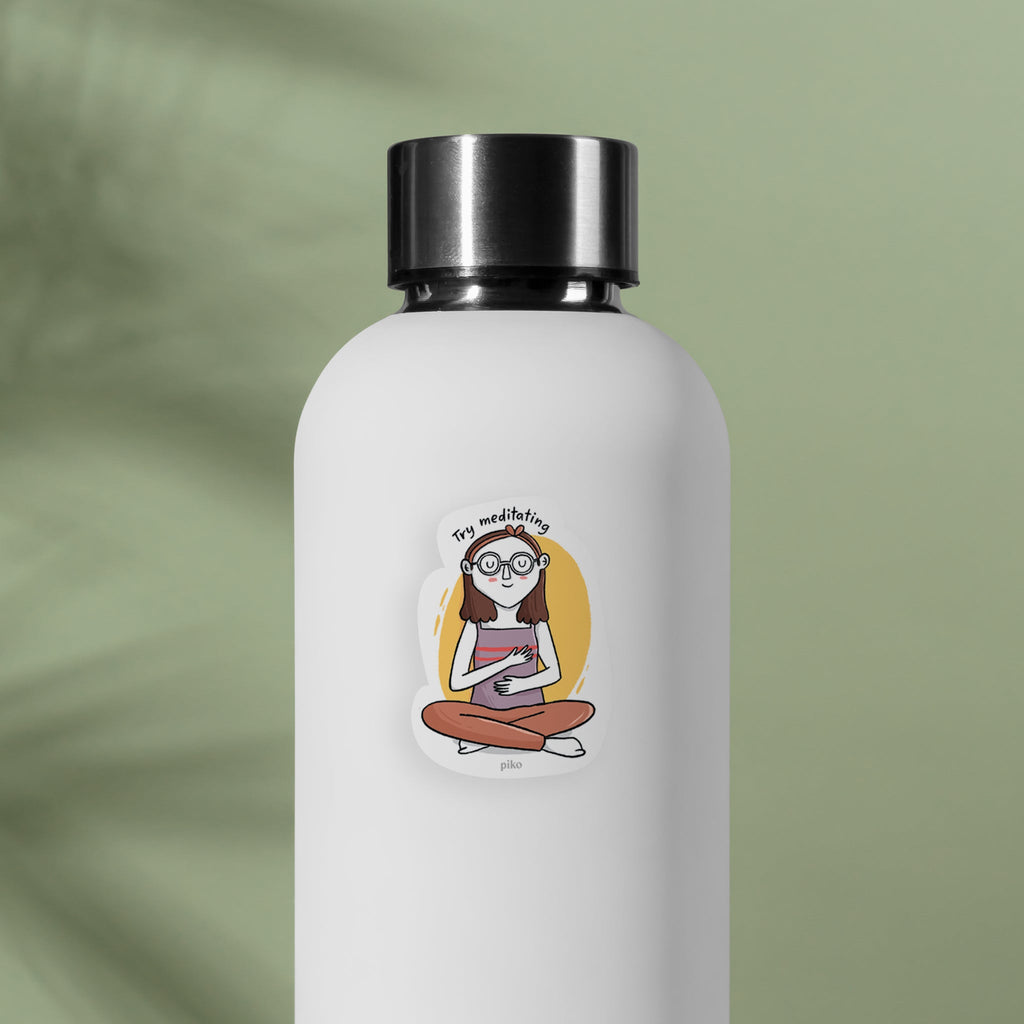 Decal Sticker / Meditate - The Piko Shop