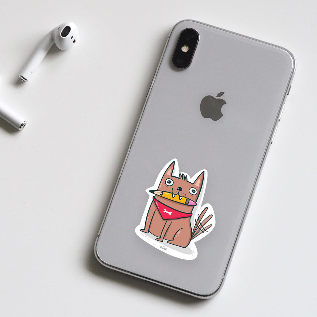 Decal Sticker / Pencil Dog - The Piko Shop