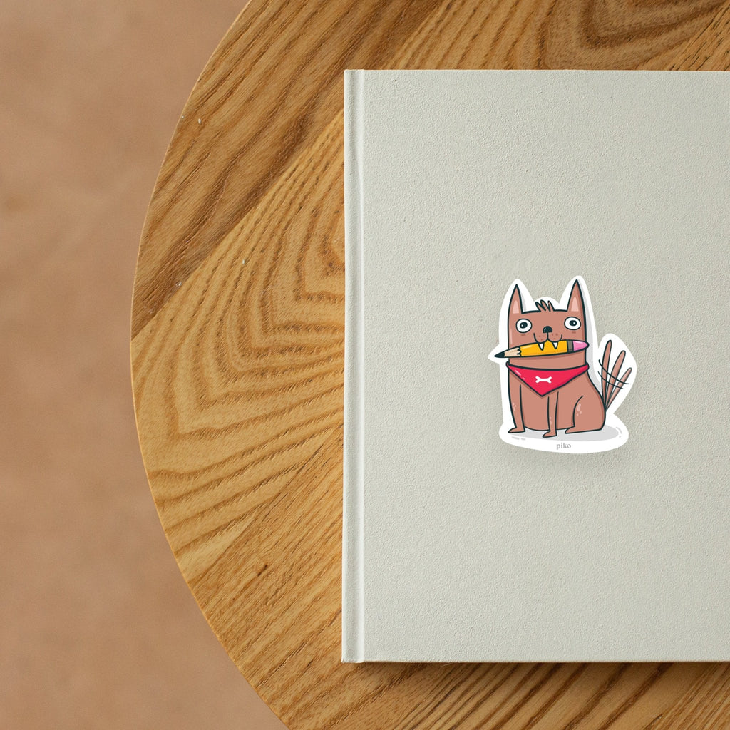 Decal Sticker / Pencil Dog - The Piko Shop