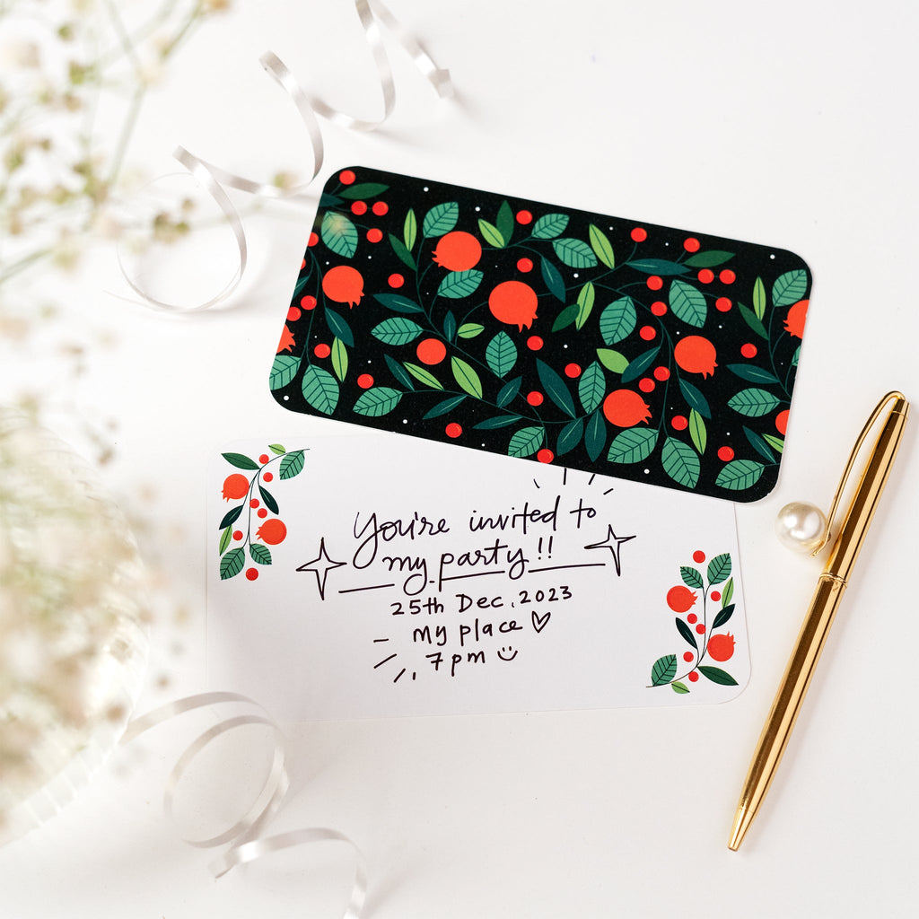 Festive Notecards / Pack of 9 - The Piko Shop