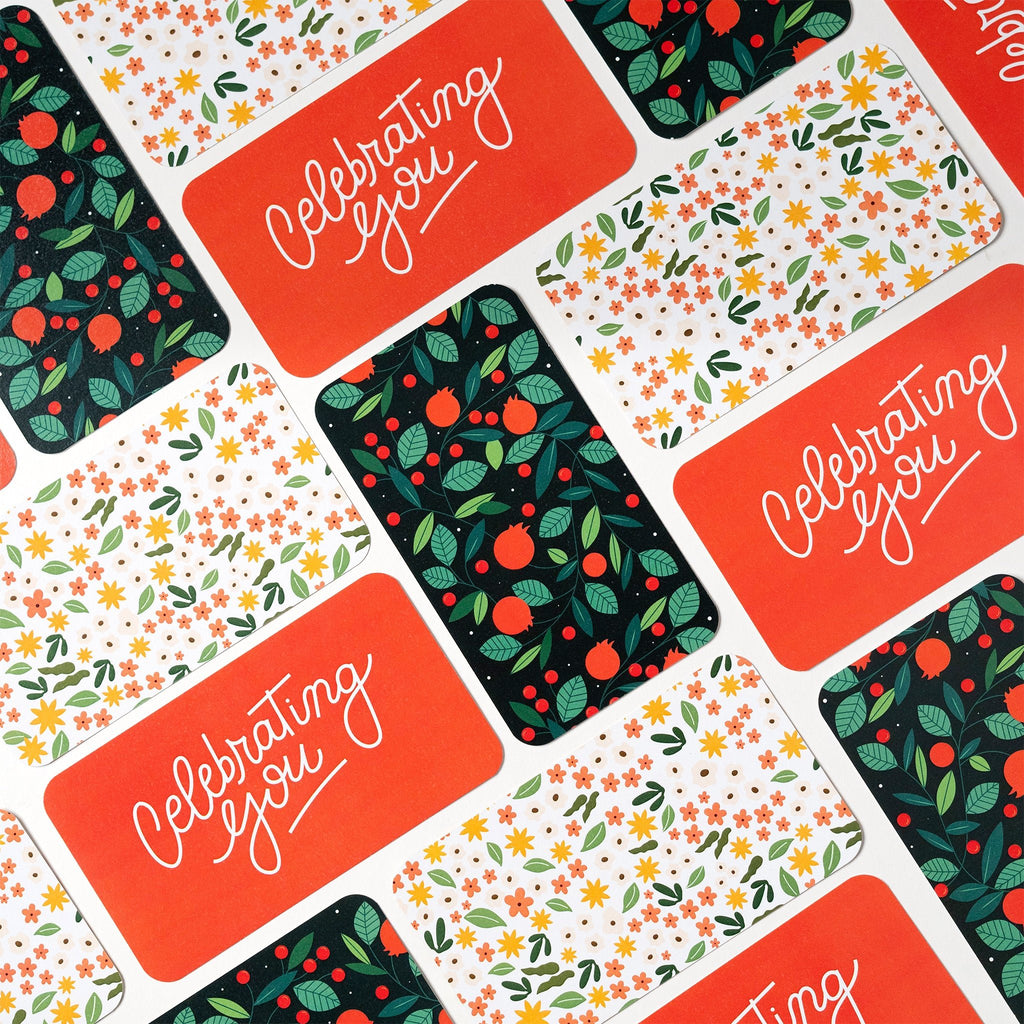 Festive Notecards / Pack of 9 - The Piko Shop