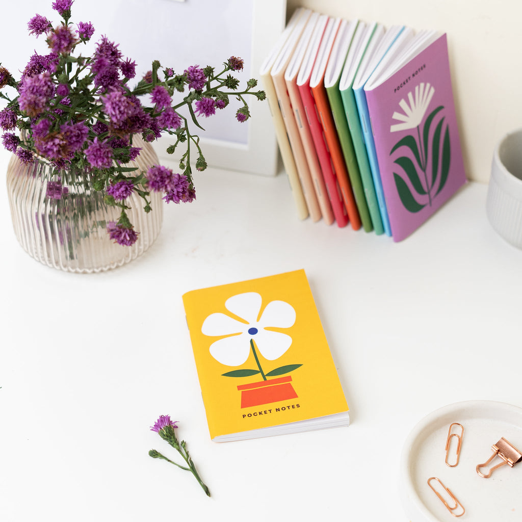 Floral Pocket Notebooks / Pack of 7 for CRED Friday - The Piko Shop