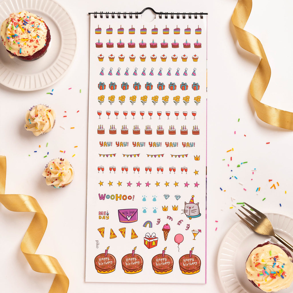 Perpetual Wall Calendar / Always On Time for CRED Friday - The Piko Shop