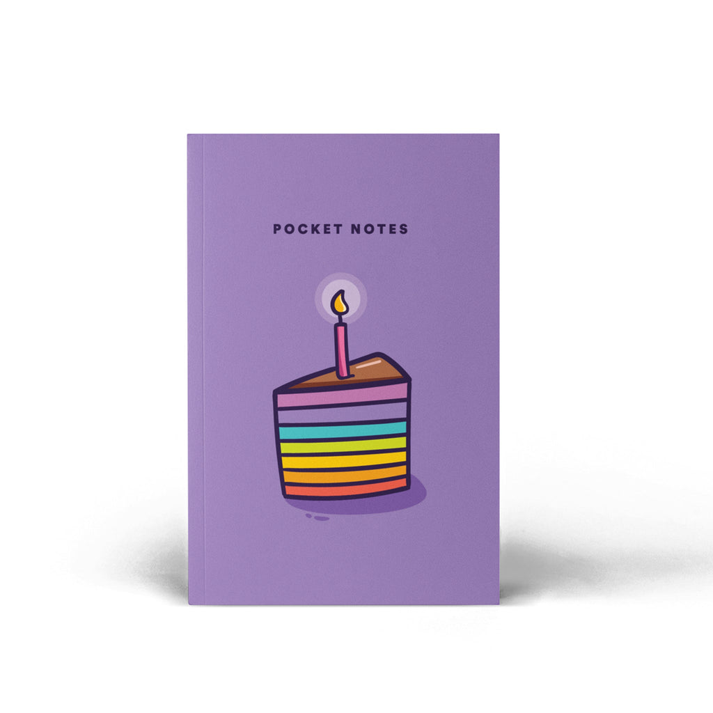 Pocket Notebook / Birthday Cake - The Piko Shop