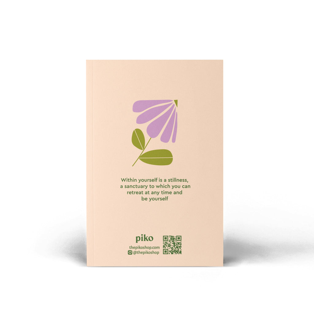 Pocket Notebook / Floral Beige - The Piko Shop