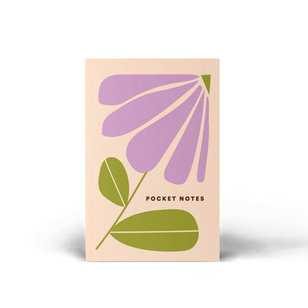 Pocket Notebook / Floral Beige - The Piko Shop