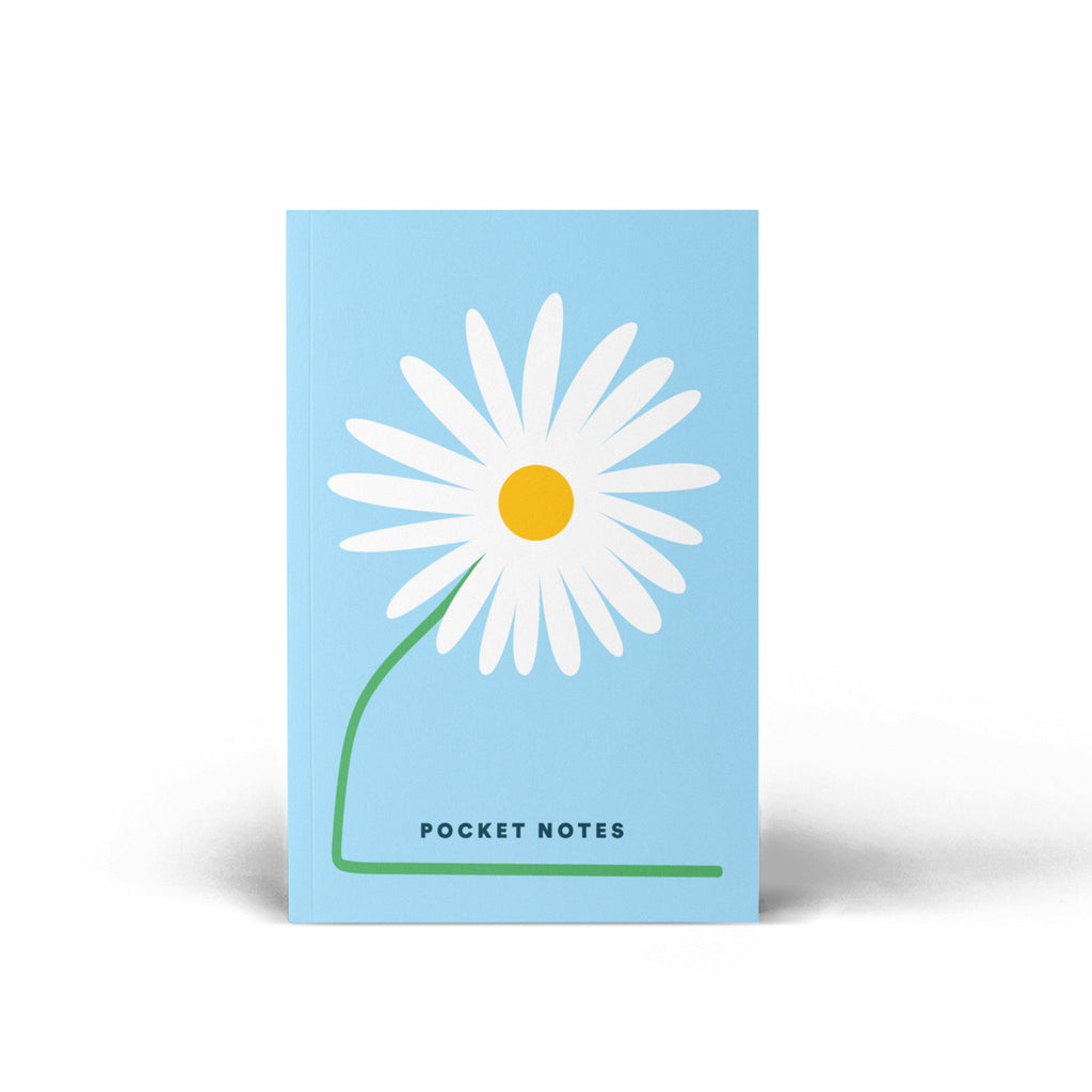 Pocket Notebook / Floral Blue - The Piko Shop