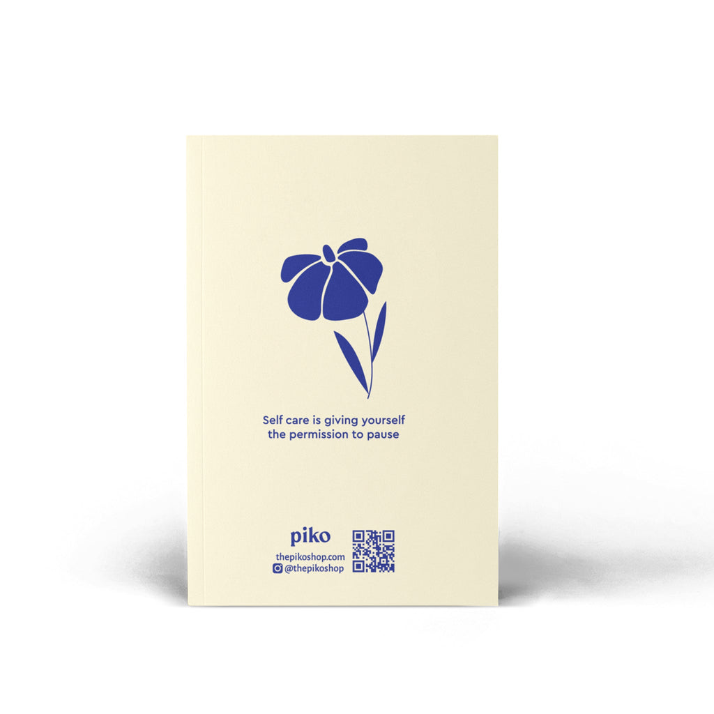 Pocket Notebook / Floral Cobalt - The Piko Shop