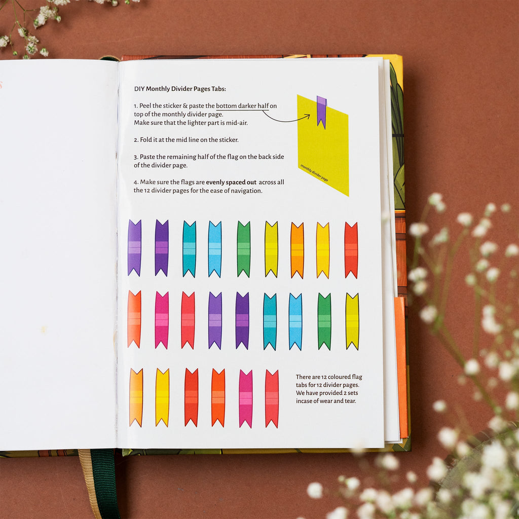 Undated Planner / Tulips Floral - The Piko Shop