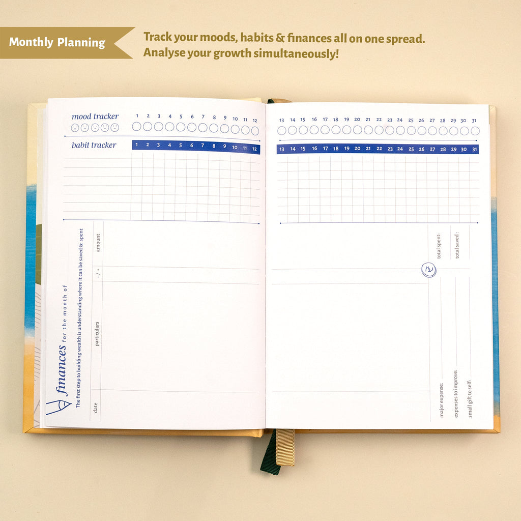 Undated Planner / Tulips Floral - The Piko Shop