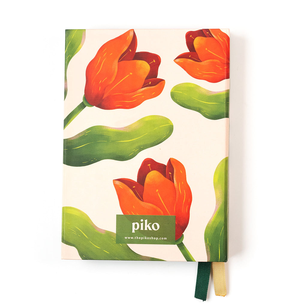 Undated Planner / Tulips Floral - The Piko Shop