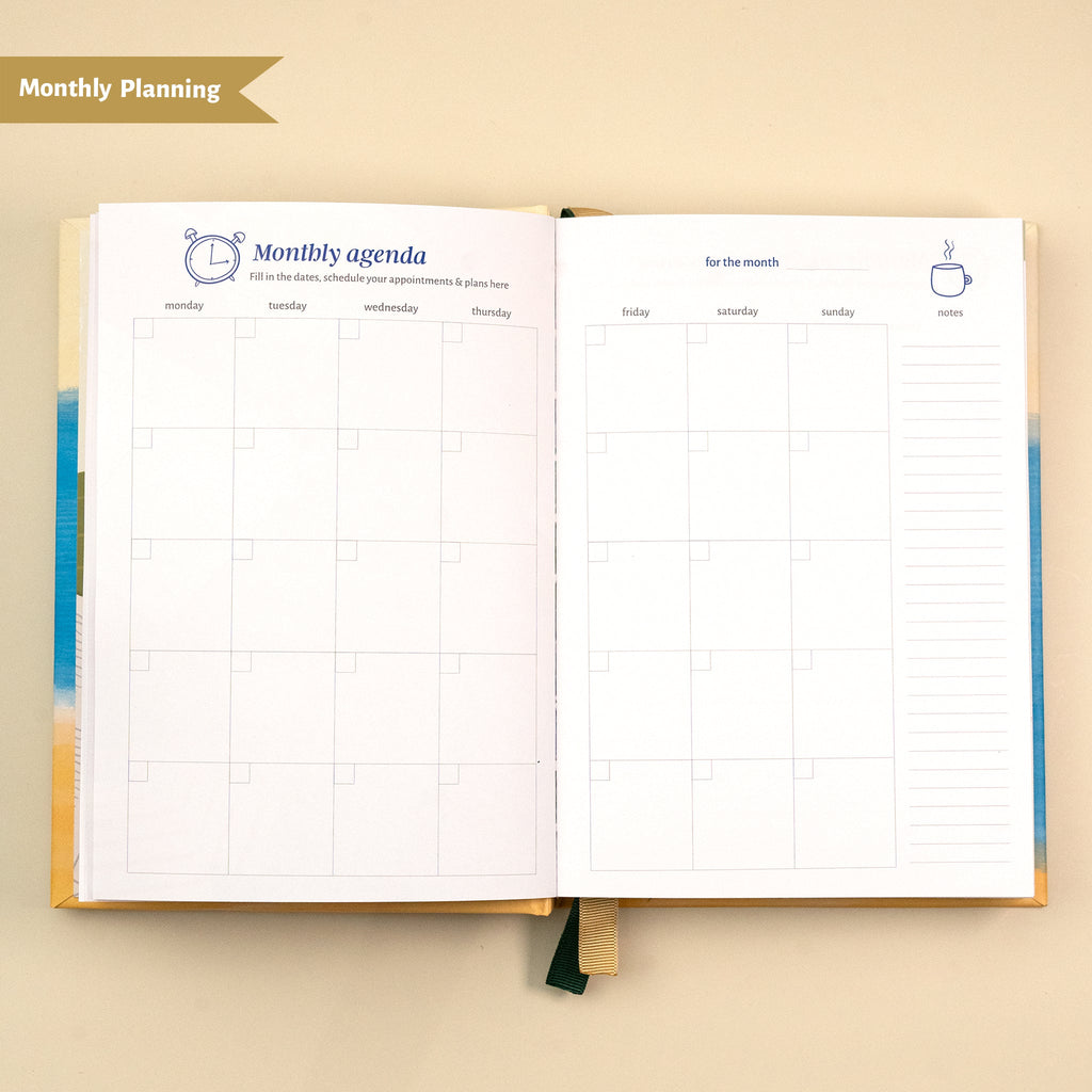 Undated Planner / Tulips Floral - The Piko Shop