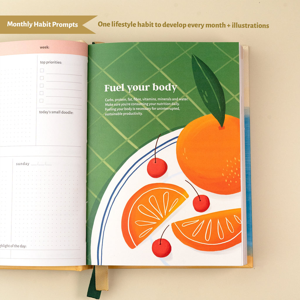 Undated Planner / Tulips Floral - The Piko Shop