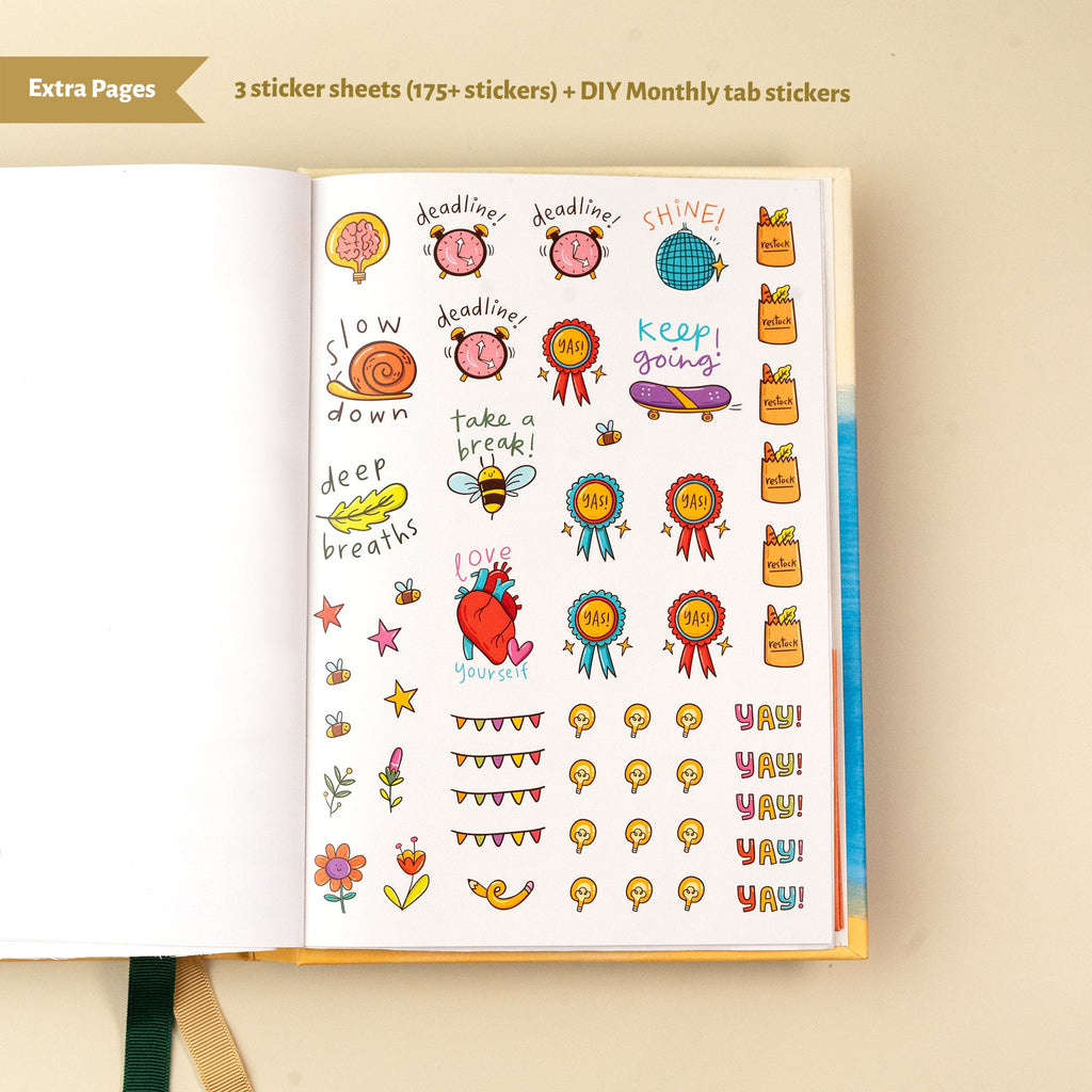 Undated Planner / Tulips Floral - The Piko Shop