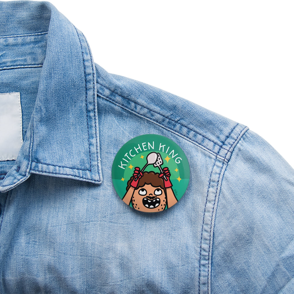 Badge + Fridge Magnet / Chef Foodie - The Piko Shop