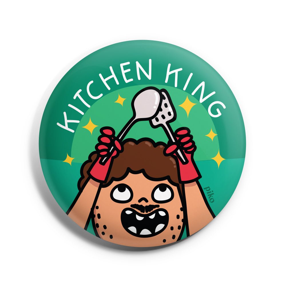 Badge + Fridge Magnet / Chef Foodie - The Piko Shop