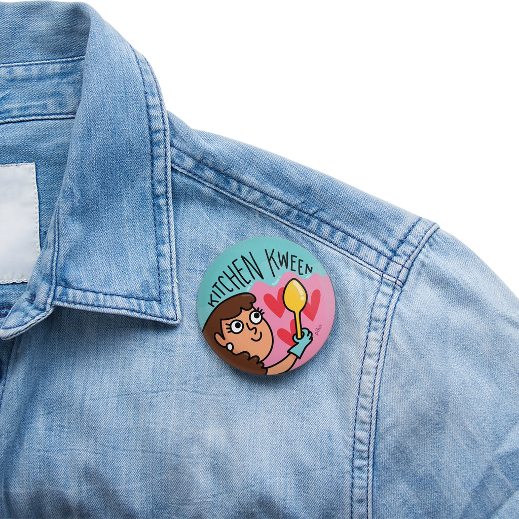 Badge + Fridge Magnet / Chef Foodie - The Piko Shop