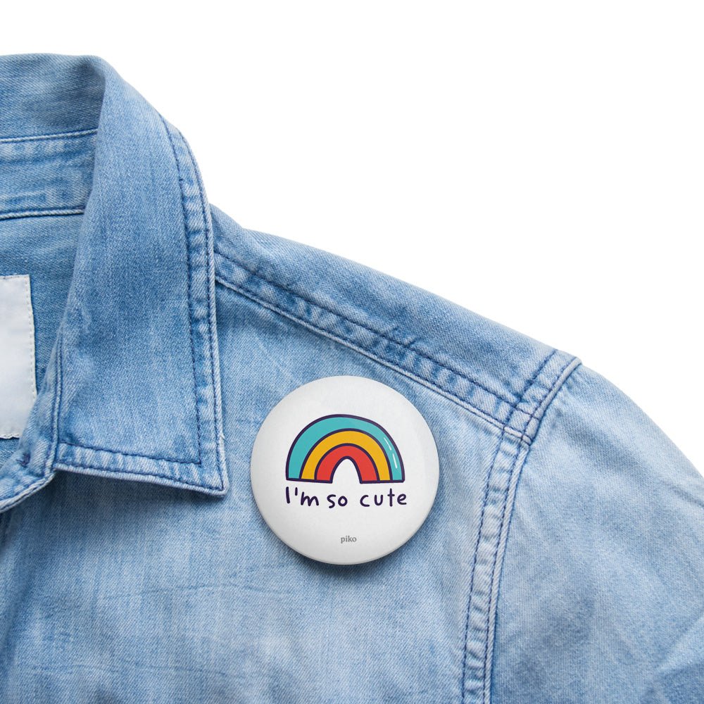 Badge + Fridge Magnet / Cutie Rainbow - The Piko Shop