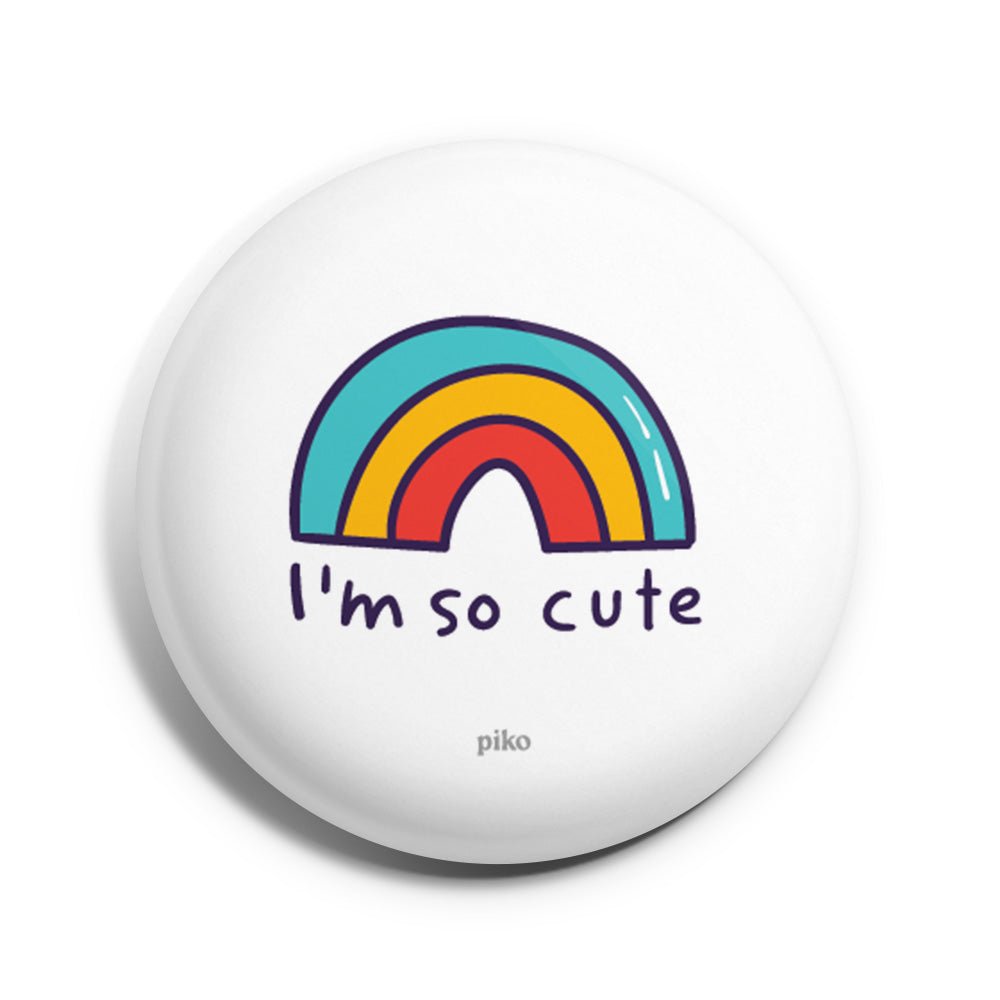 Badge + Fridge Magnet / Cutie Rainbow - The Piko Shop