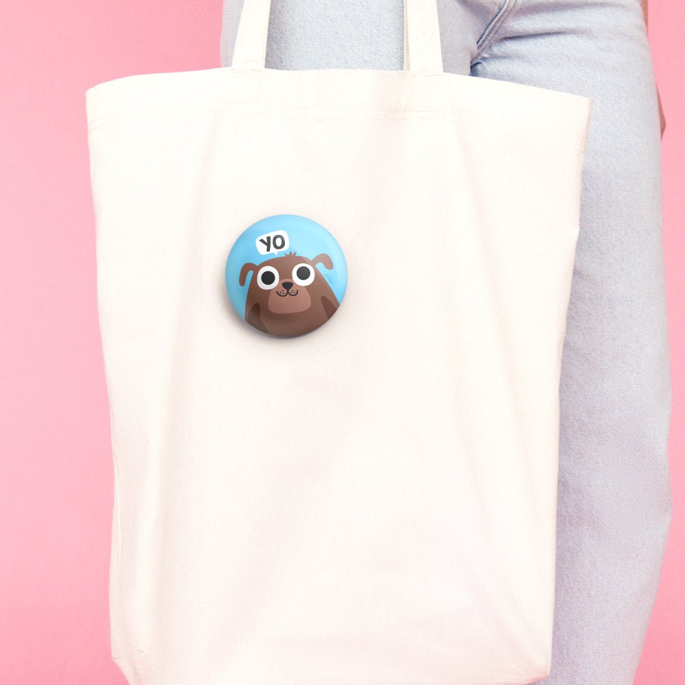 Badge + Fridge Magnet / Dog - The Piko Shop