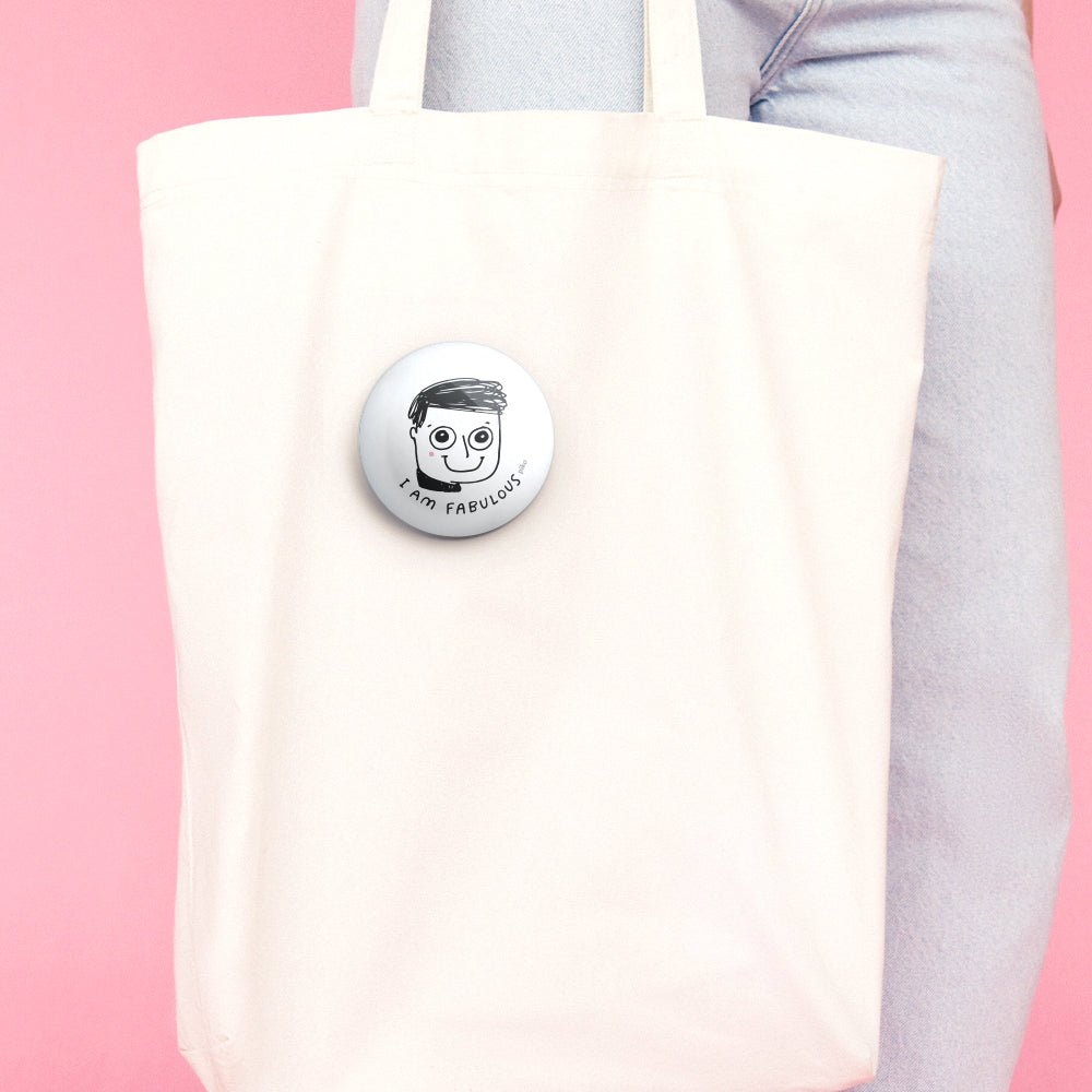 Badge + Fridge Magnet / Fabulous Boy - The Piko Shop
