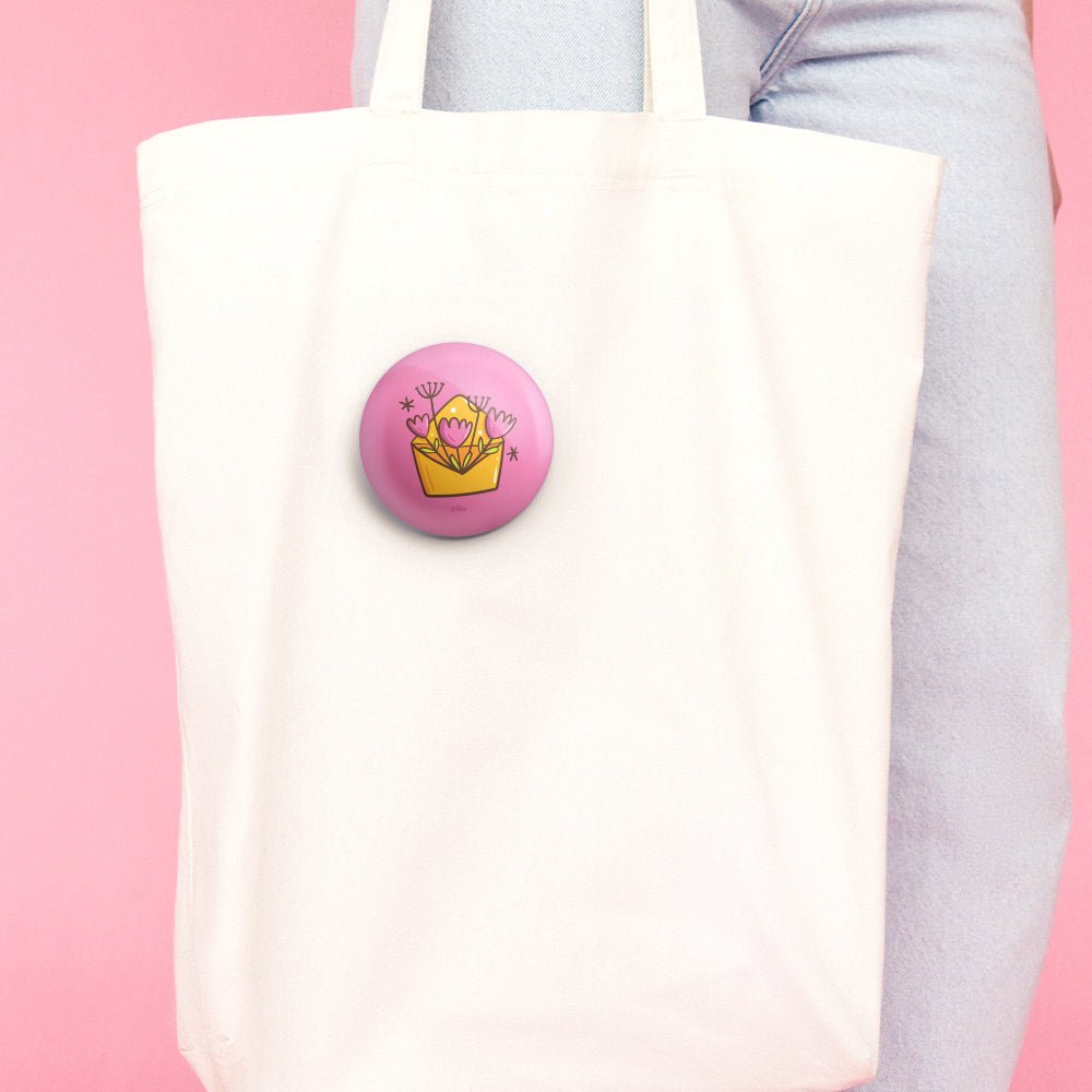 Badge + Fridge Magnet / Floral Envelope - The Piko Shop