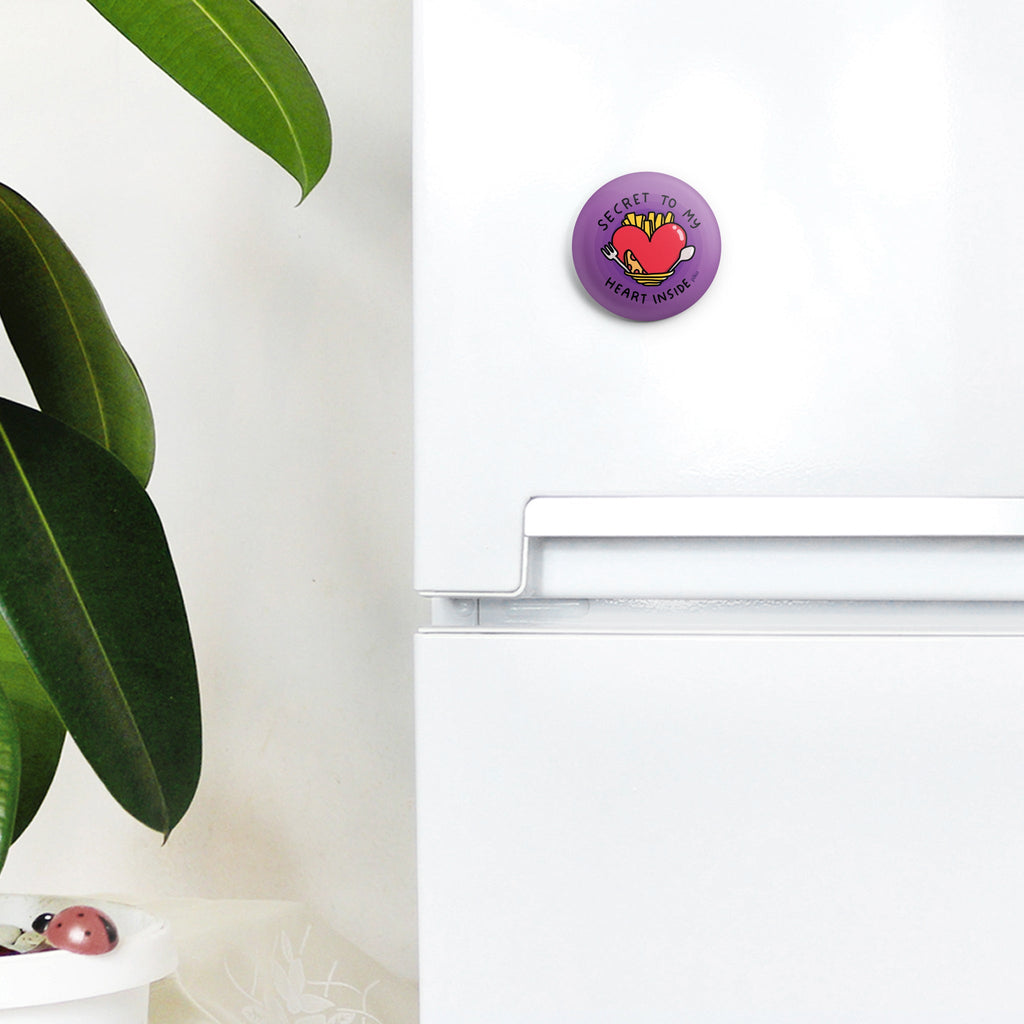 Badge + Fridge Magnet / Food Love - The Piko Shop