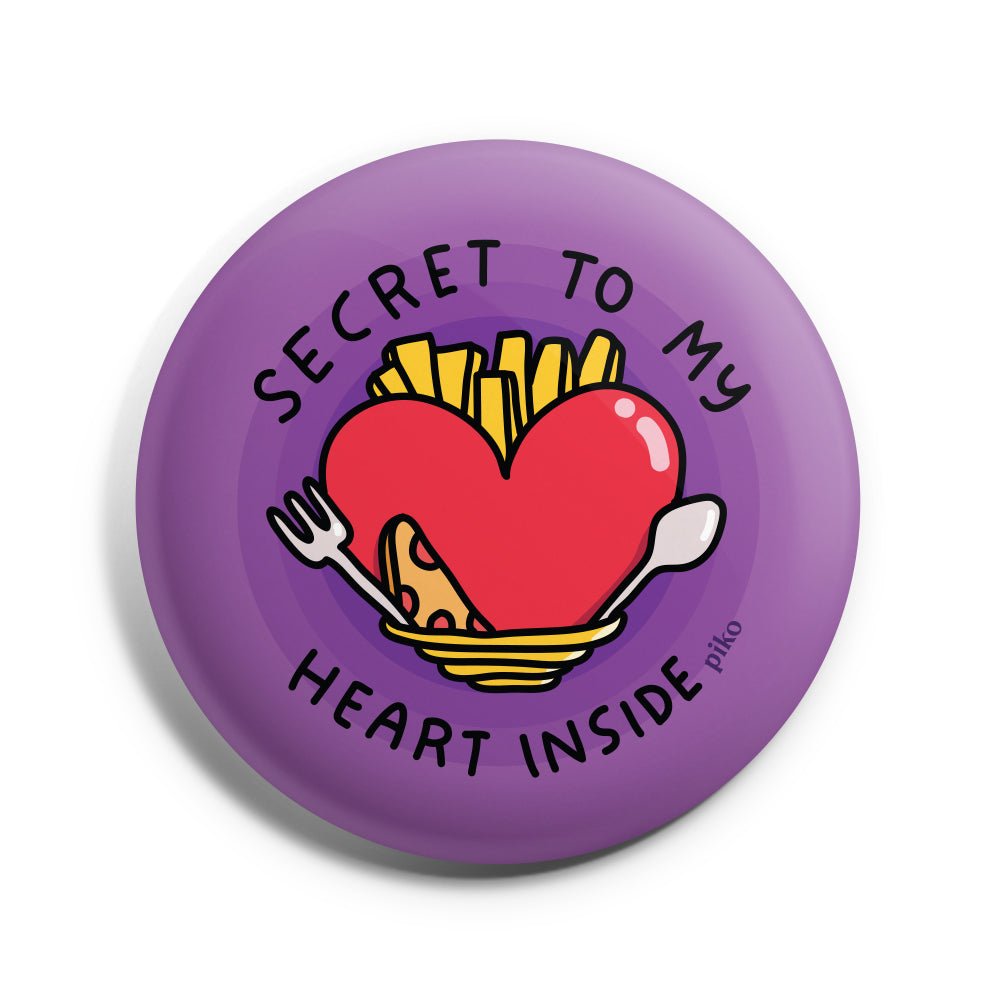 Badge + Fridge Magnet / Food Love - The Piko Shop