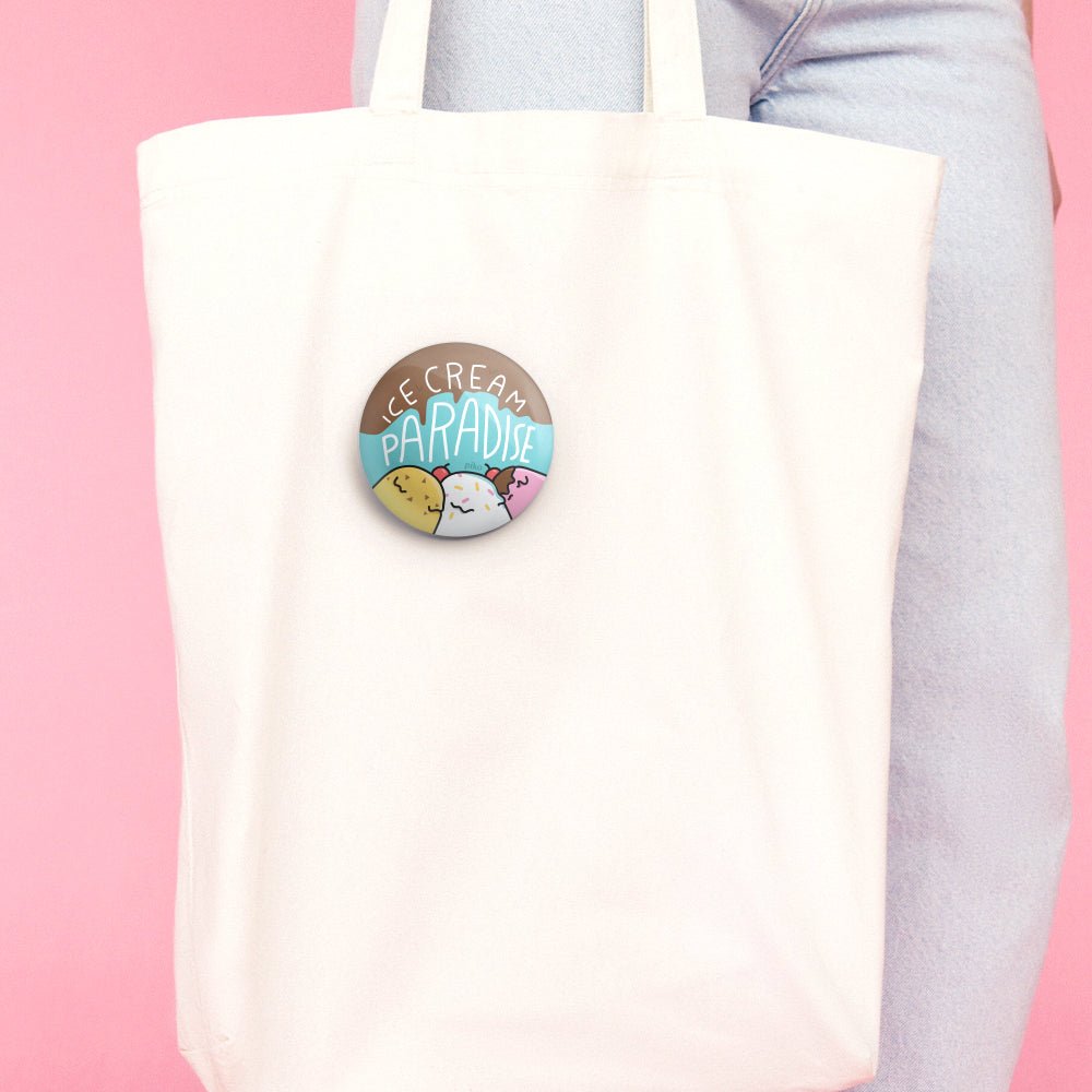 Badge + Fridge Magnet / Ice Cream Paradise - The Piko Shop