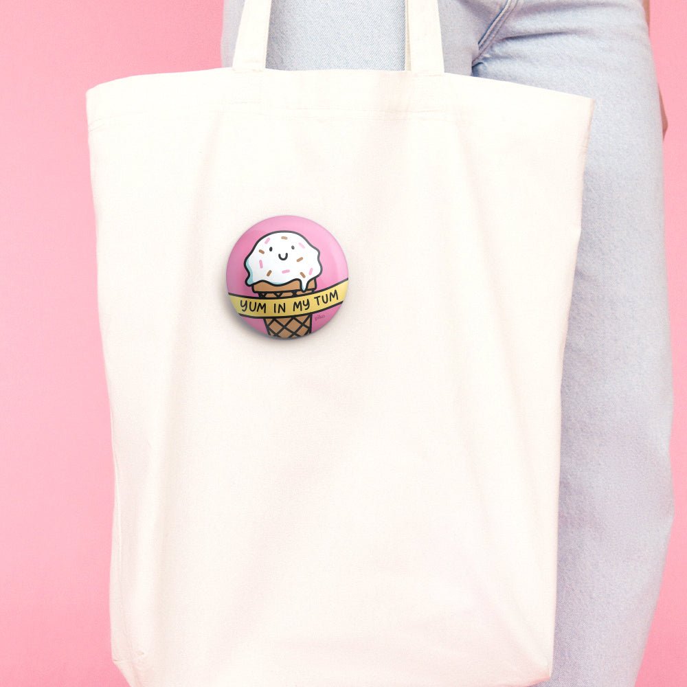Badge + Fridge Magnet / Ice Cream Yum - The Piko Shop
