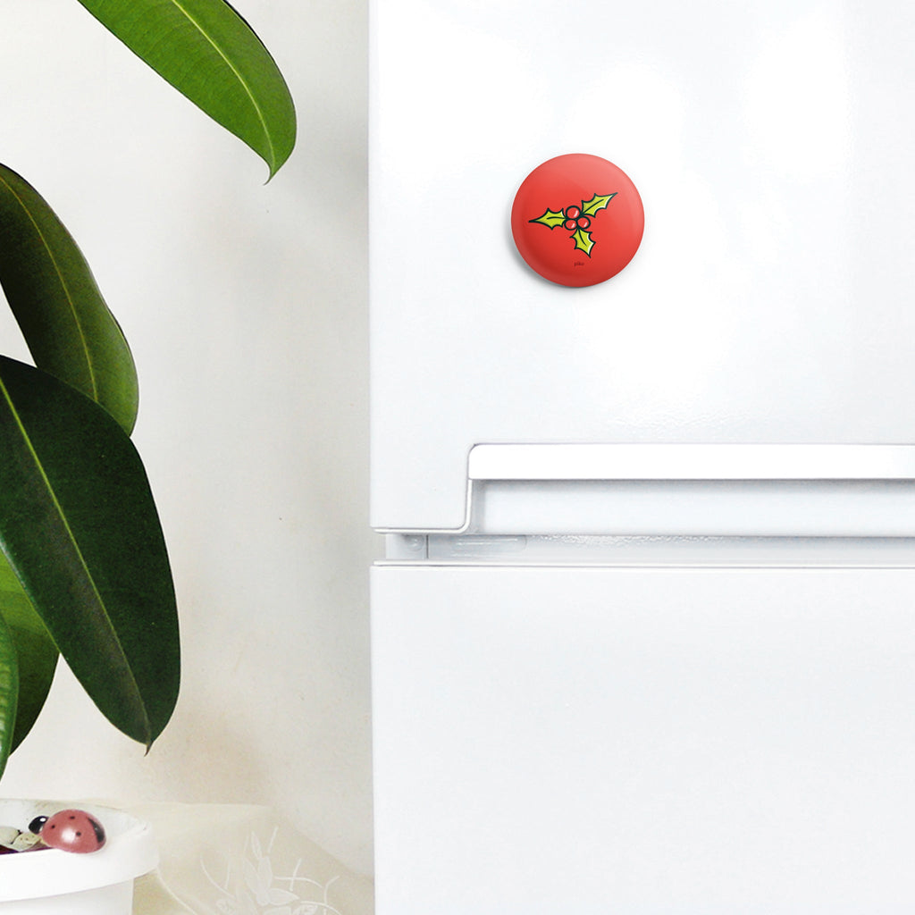 Badge + Fridge Magnet / Mistletoe - The Piko Shop