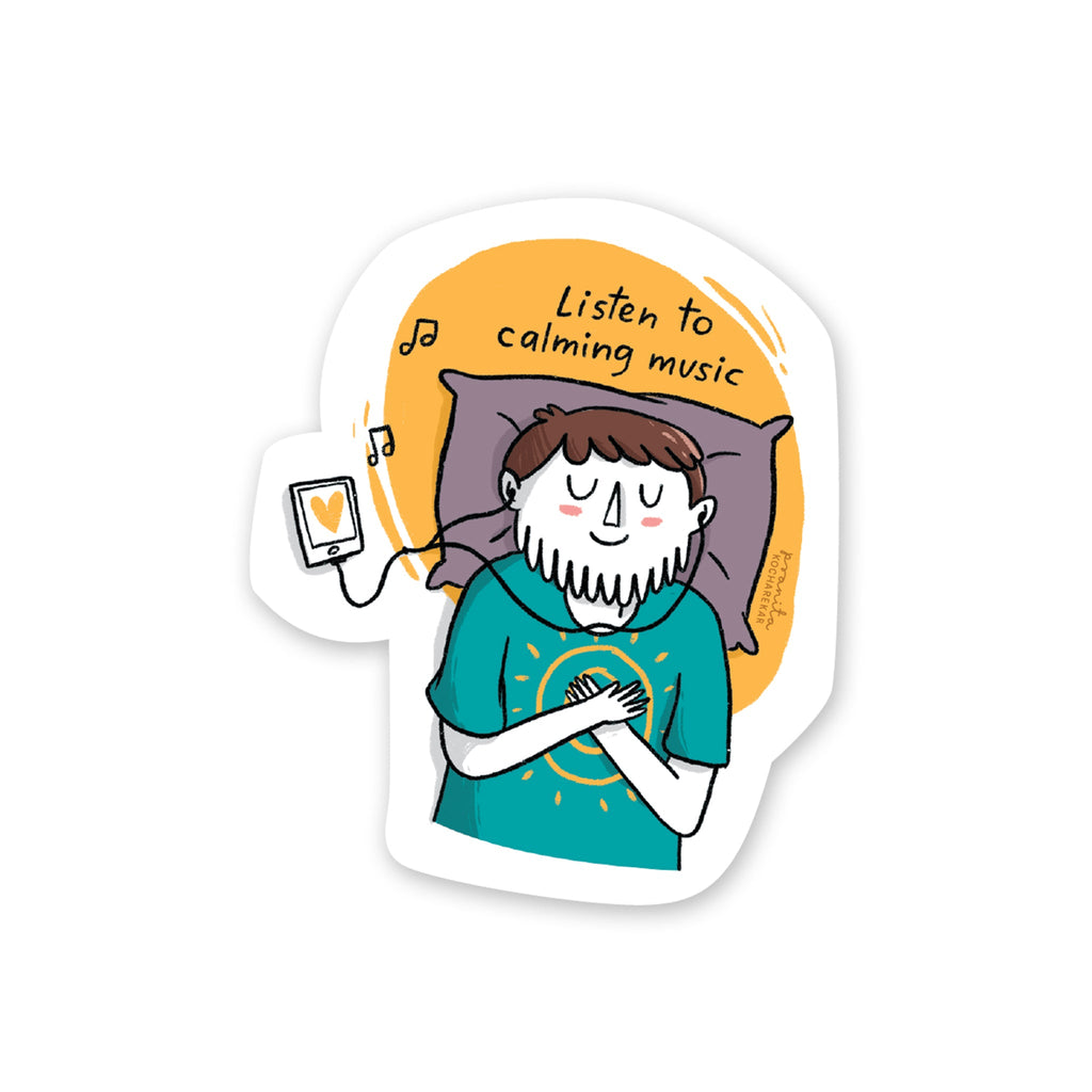 Decal Sticker / Calming Music - The Piko Shop
