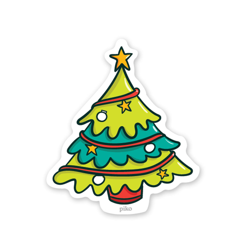 Decal Sticker / Christmas Tree - The Piko Shop