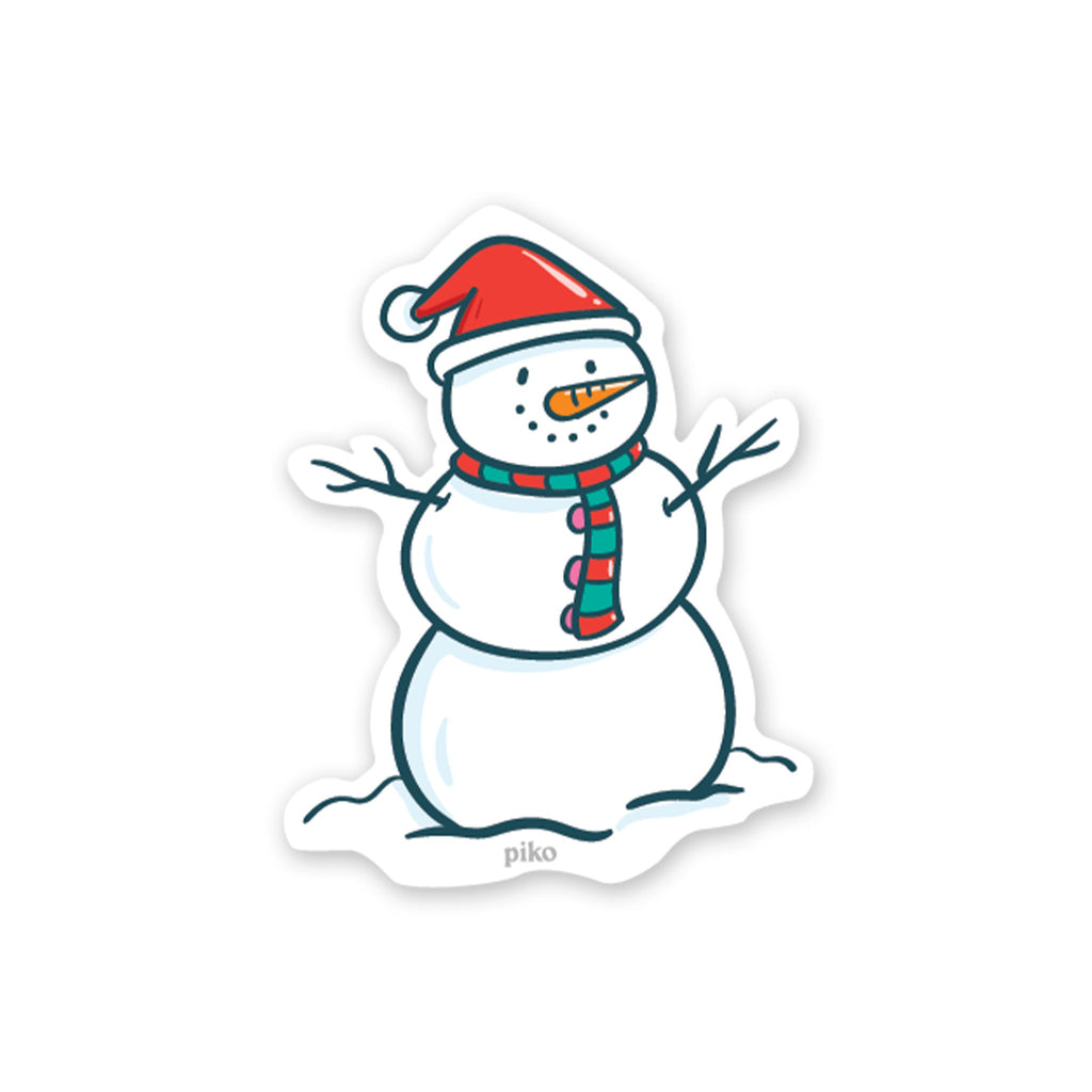 Decal Sticker / Snowman - The Piko Shop