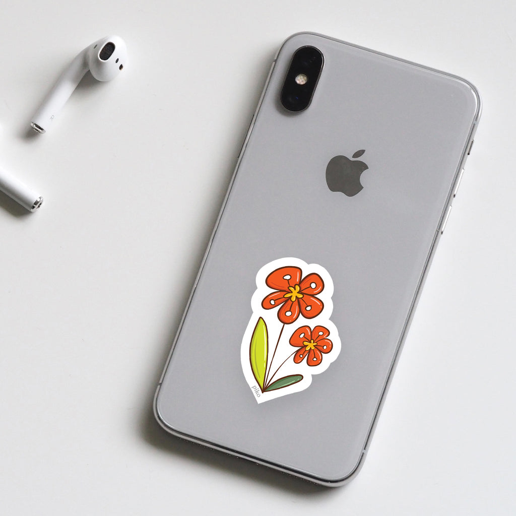 Decal Stickers / Floral - Set of 3 - The Piko Shop
