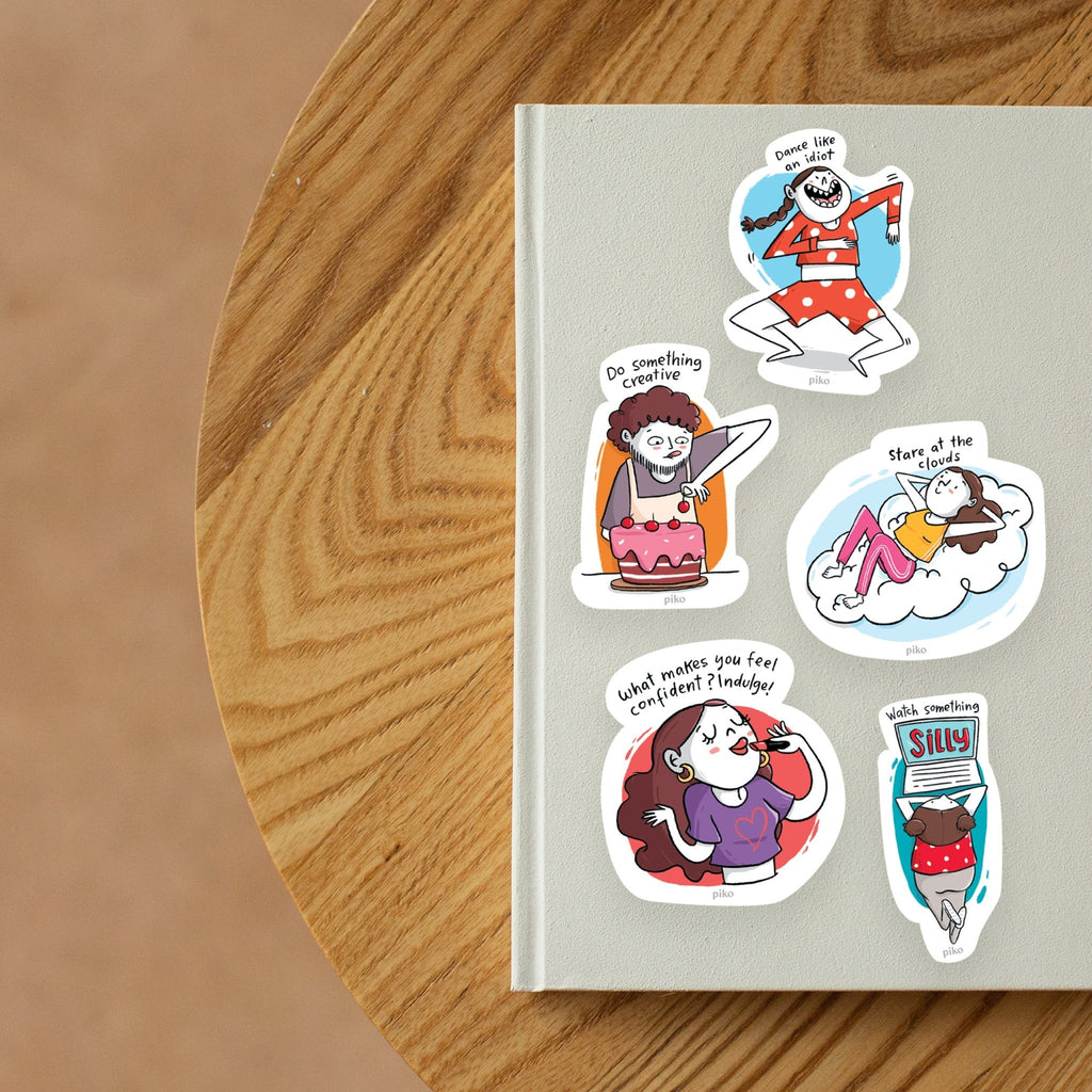 Decal Stickers / Simple Pleasures - Set of 5 - The Piko Shop