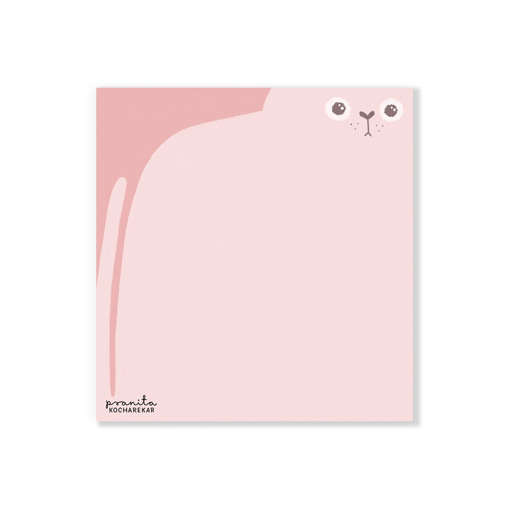 Notepad Square / Fat Cat - The Piko Shop