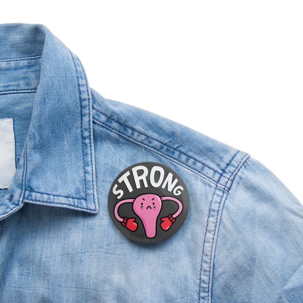 PERIOD UTERUS BADGE + MAGNET - SET OF 3 - The Piko Shop