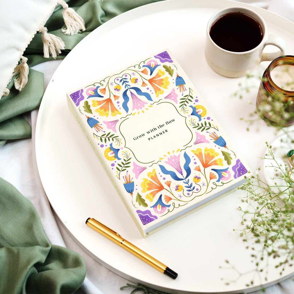Undated Planner / Floral Day - The Piko Shop